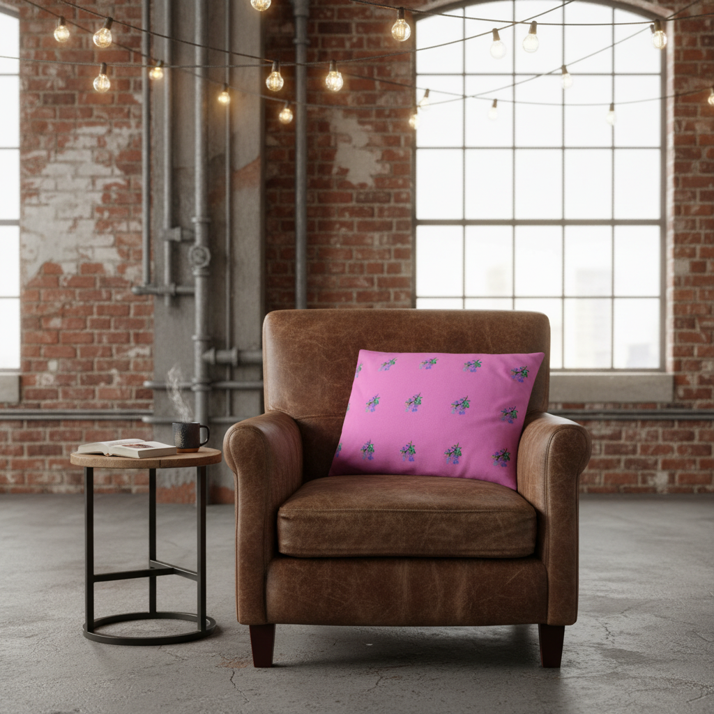 Posy Riot Cushion - Eva May - Ditsy Pink Pop
