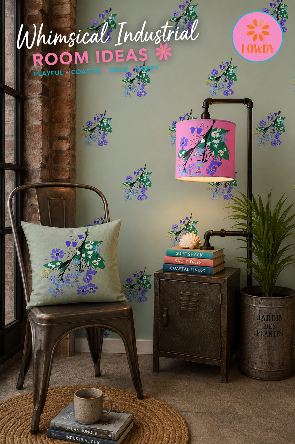 Posy Riot - Eva May - Lampshade - Pink Pop