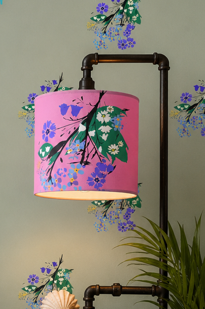 Posy Riot - Eva May - Lampshade - Pink Pop