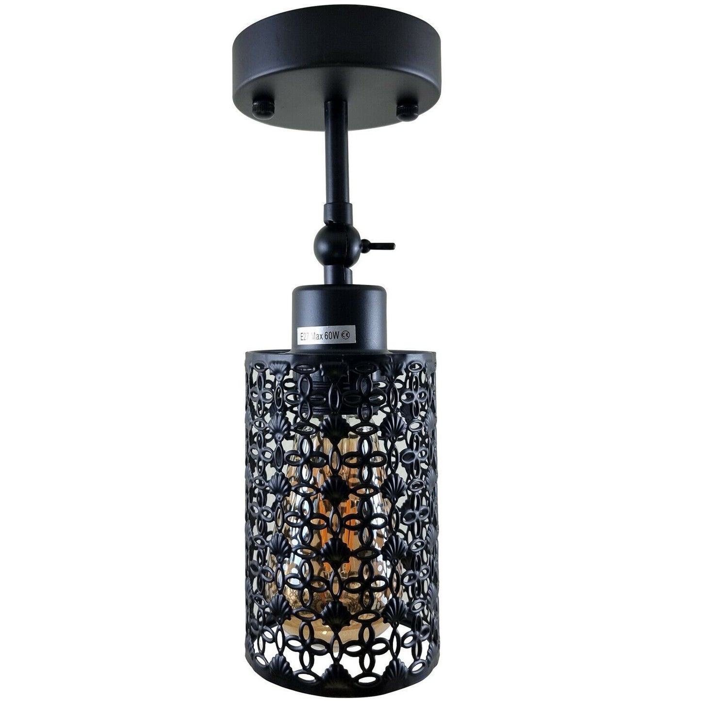 Modern Vintage Industrial Retro Wall Mounted Light Black Sconce