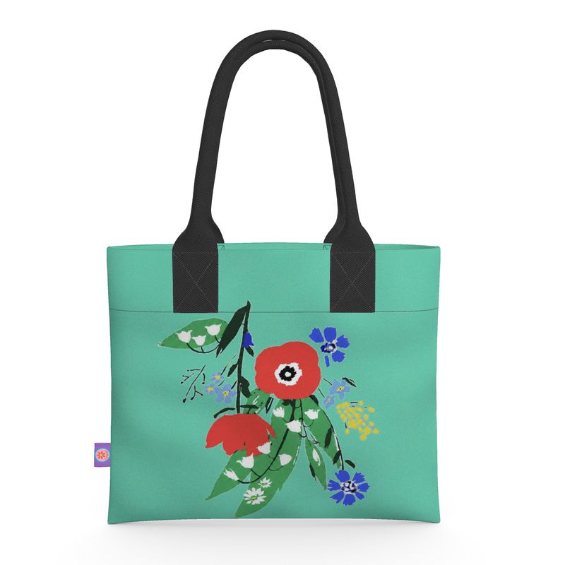 Posy Riot - Poppy Ardevora - Hero Green - Neoprene Handbag