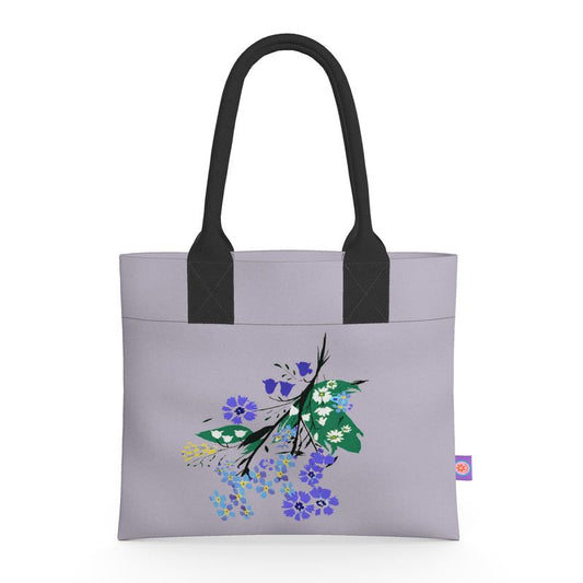 Posy Riot - Eva May - Mist - Neoprene Handbag