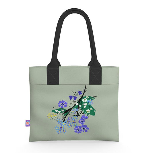Posy Riot - Eva May - Sage - Neoprene Handbag