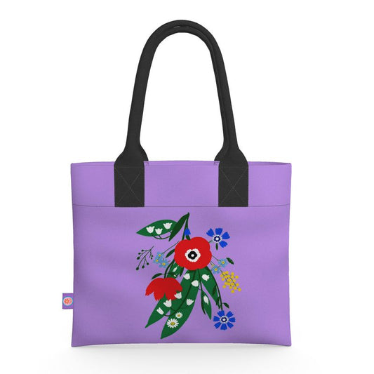 Posy Riot - Poppy Ardevora - Lush Lilac - Neoprene Handbag