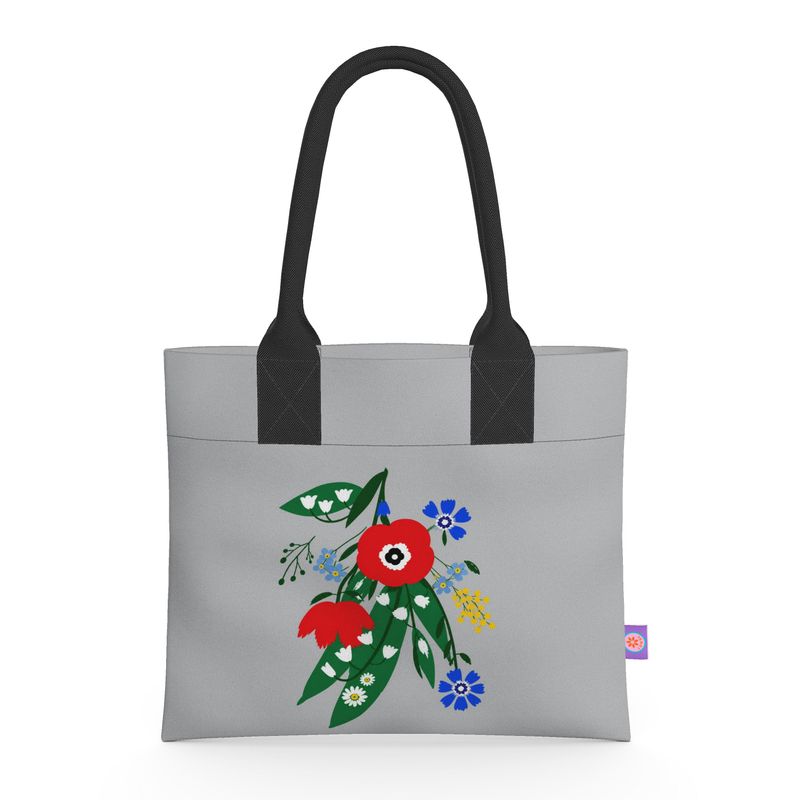 Posy Riot - Poppy Ardevora - Mist - Neoprene Handbag