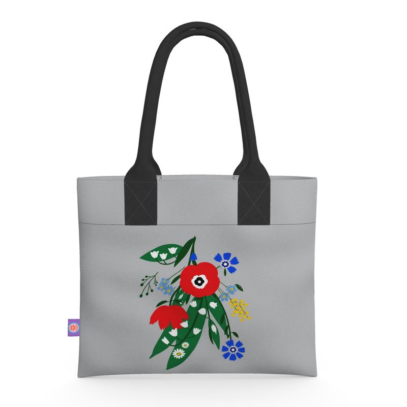 Posy Riot - Poppy Ardevora - Mist - Neoprene Handbag