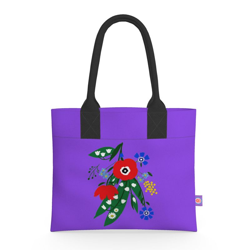 Posy Riot - Poppy Ardevora - Hot Purple - Neoprene Handbag
