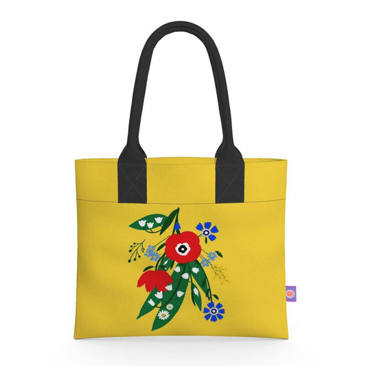 Posy Riot - Poppy Ardevora - Yellow - Neoprene Handbag