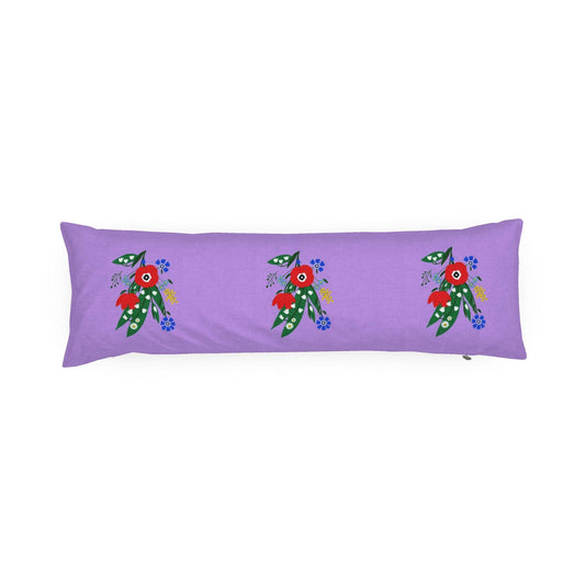 Posy Riot - Poppy Ardevora  - Bolster Cushion - Lush Lilac