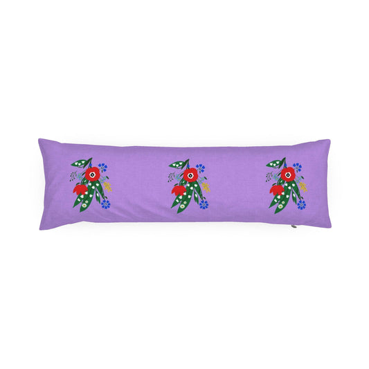 Posy Riot - Poppy Ardevora  - Bolster Cushion - Lush Lilac