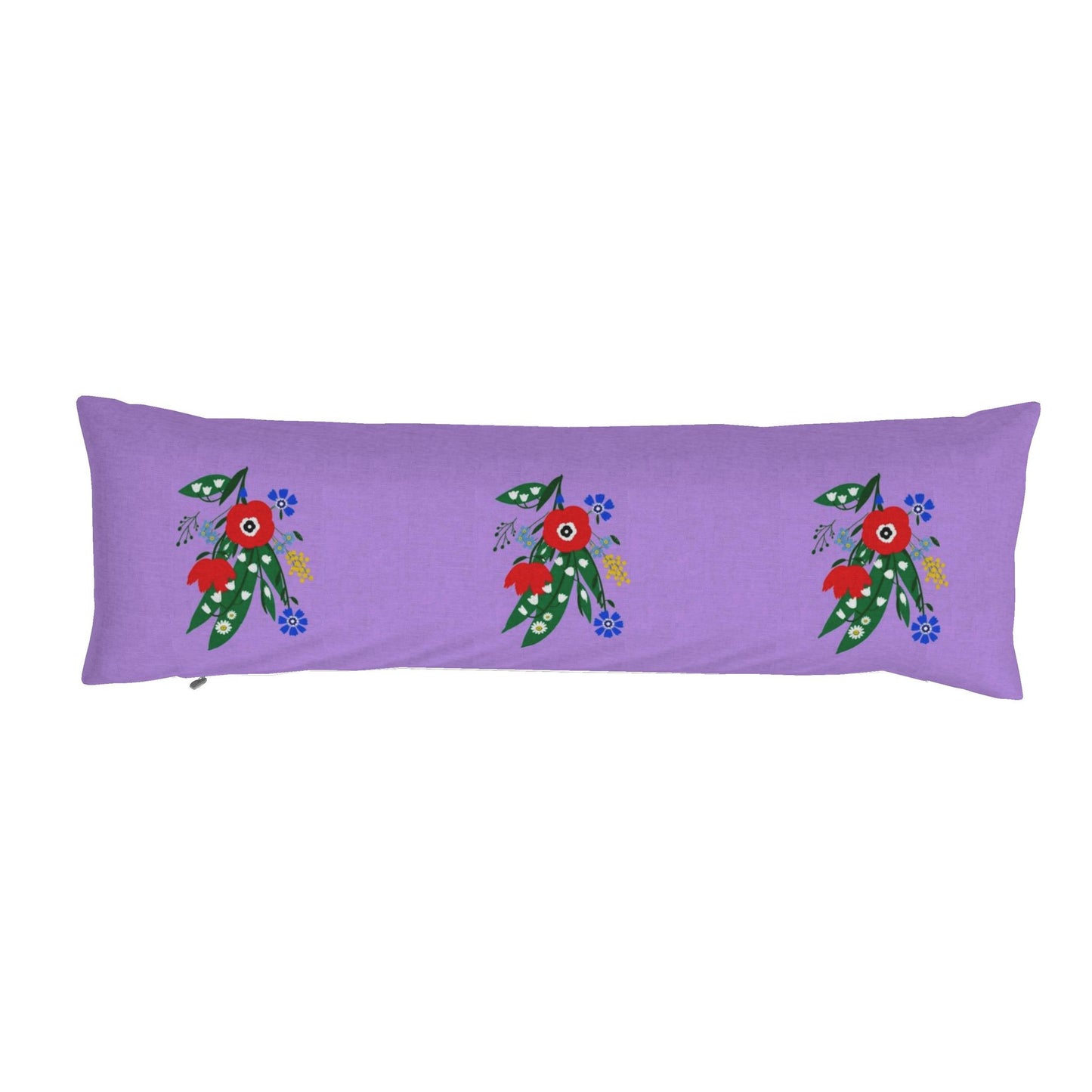 Posy Riot - Poppy Ardevora  - Bolster Cushion - Lush Lilac