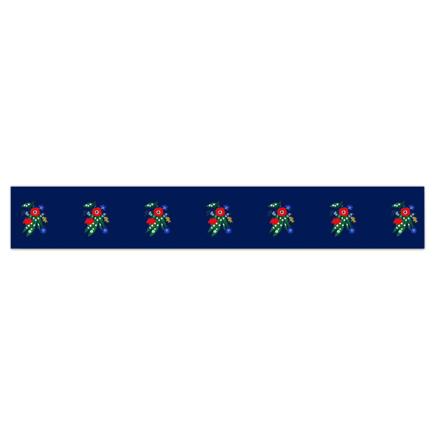 Wallpaper Border - Posy Riot - Poppy Ardevora - Navy