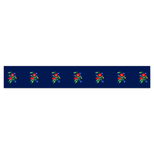 Wallpaper Border - Posy Riot - Poppy Ardevora - Indigo