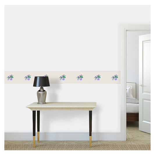 Wallpaper Border - Posy Riot - Eva May - Stone