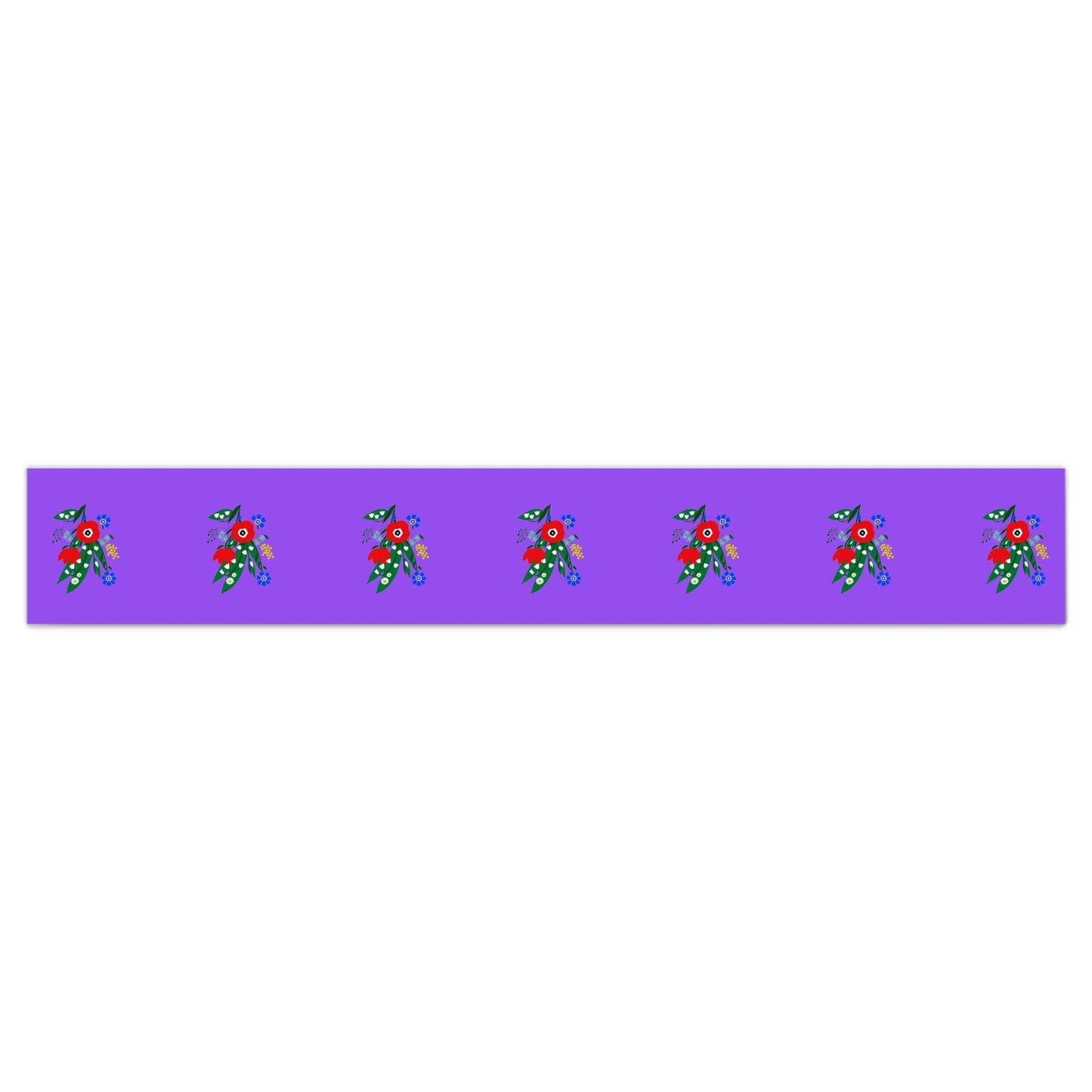 Wallpaper Border - Posy Riot - Poppy Ardevora - Hot Purple