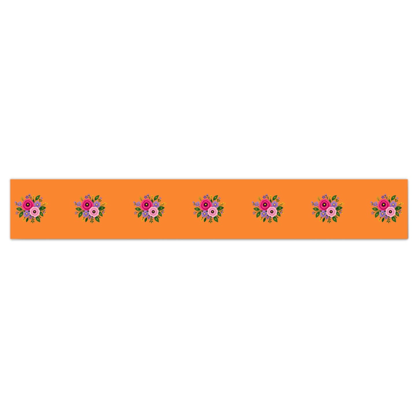 Wallpaper Border Posy Riot - Rose Eleanor - Orange