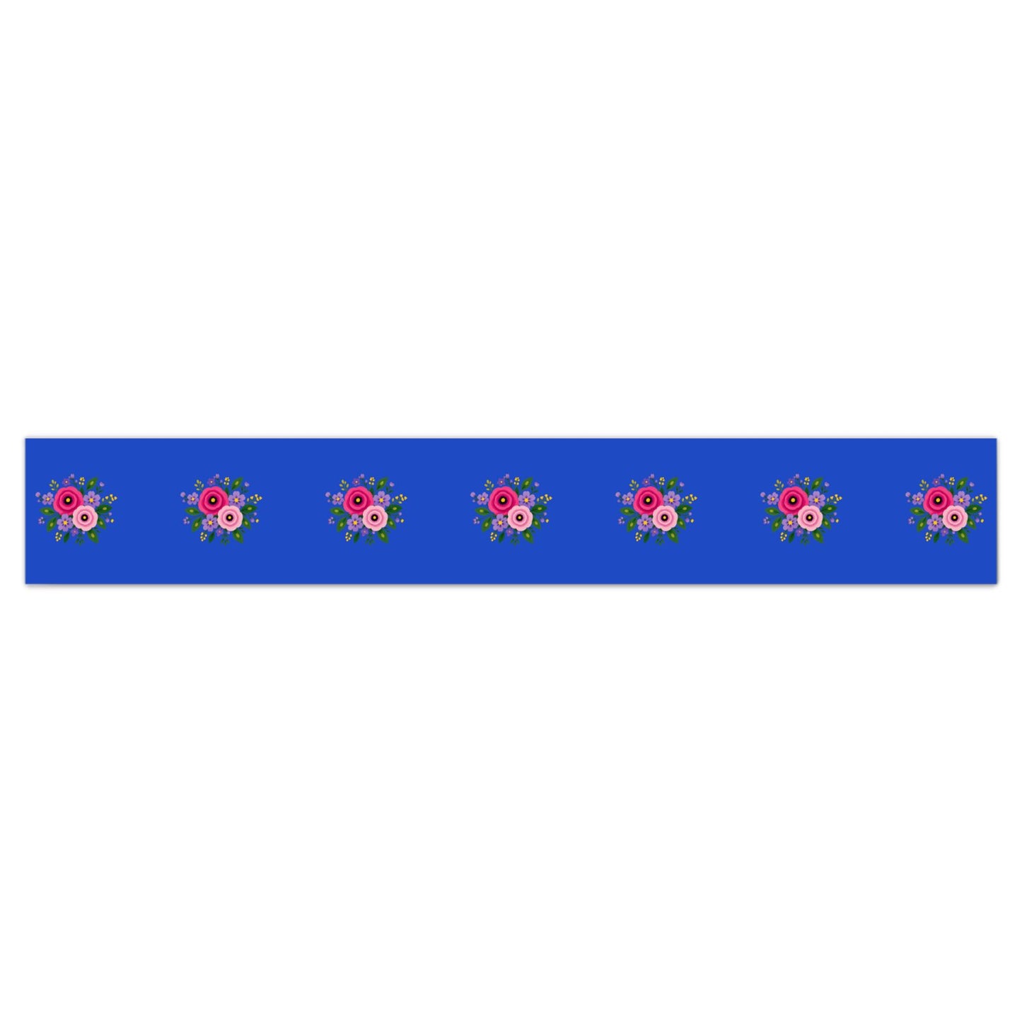 Wallpaper Border Posy Riot - Rose Eleanor - Indigo Pop