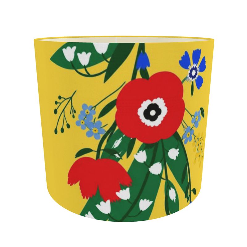 Posy Riot - Poppy Ardevora - Lampshade - Bold Sunshine