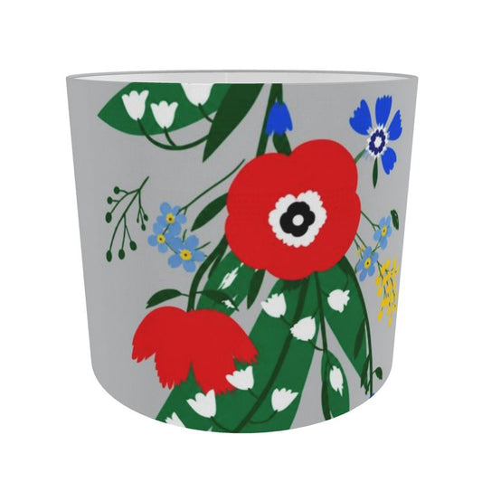 Posy Riot - Poppy Ardevora -  Lampshade - Bold Misty Grey