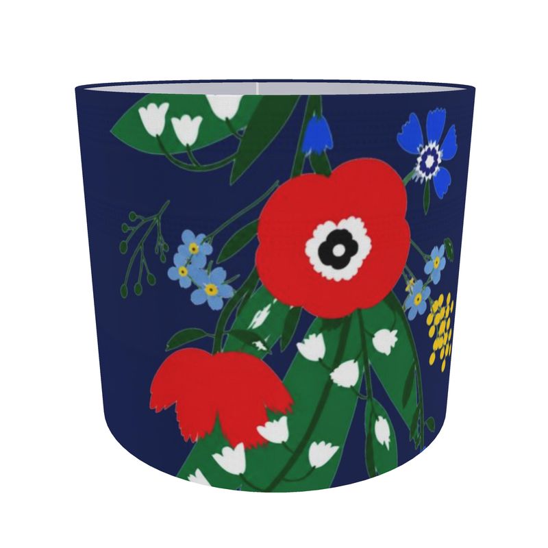 Posy Riot - Poppy Ardevora - Lampshade - Bold Navy