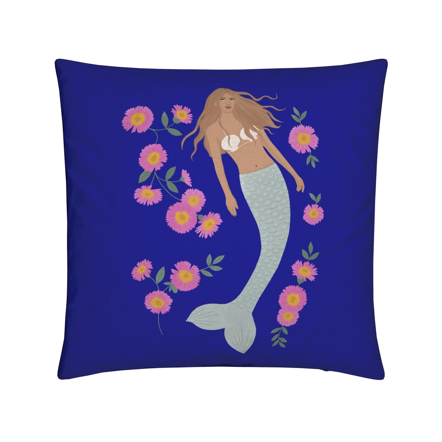 Senara - Mermaid Square Cushion - Starlight