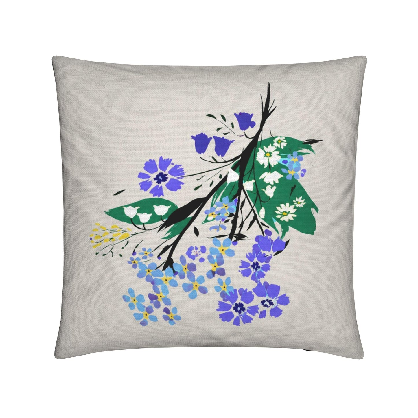 Posy Riot - Eva May - Square Cushion - Stone
