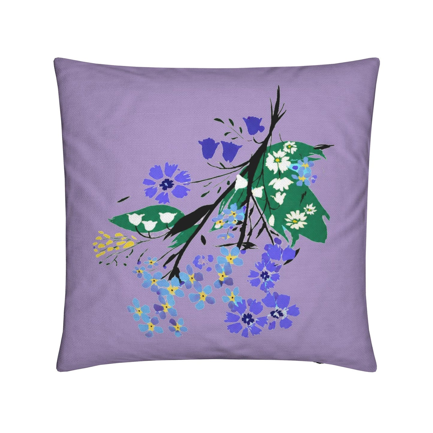 Posy Riot - Eva May - Square Cushion - Mauve