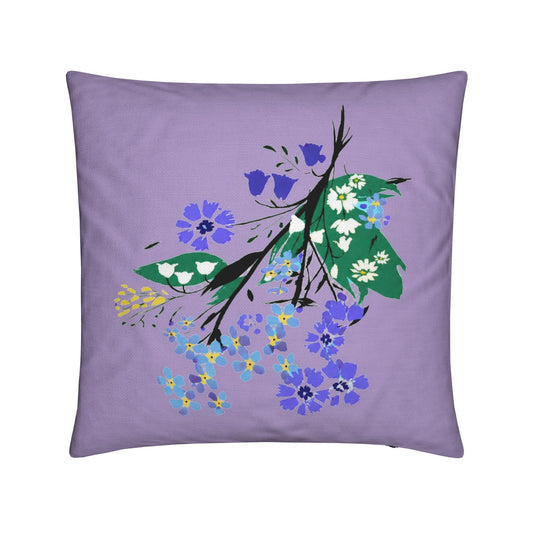 Posy Riot - Eva May - Square Cushion - Purple Haze