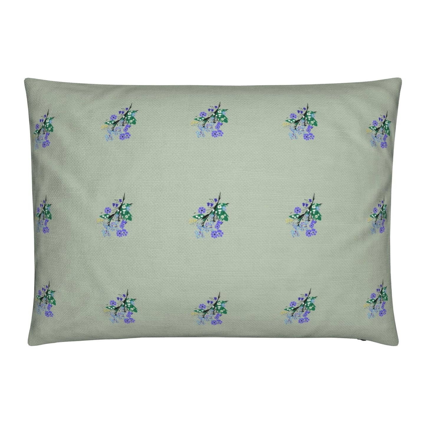 Posy Riot - Eva May - Rectangular Cushion - Sage