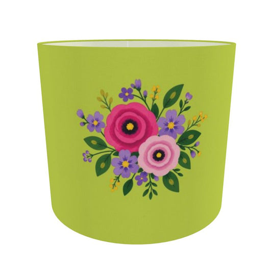 Posy Riot - Rose Eleanor - Lampshade - Lush Lime