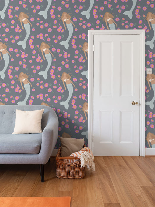 Senara - Storm - Statement Mermaid Wallpaper