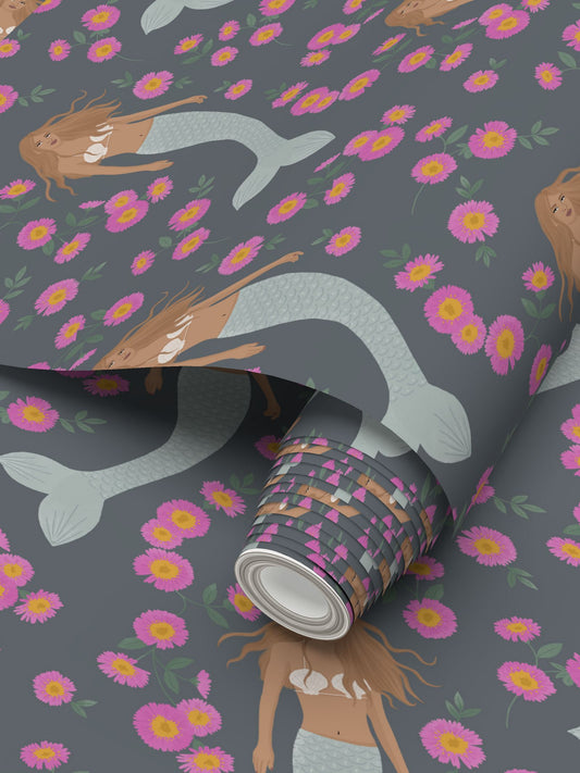 Senara - Storm - Statement Mermaid Wallpaper