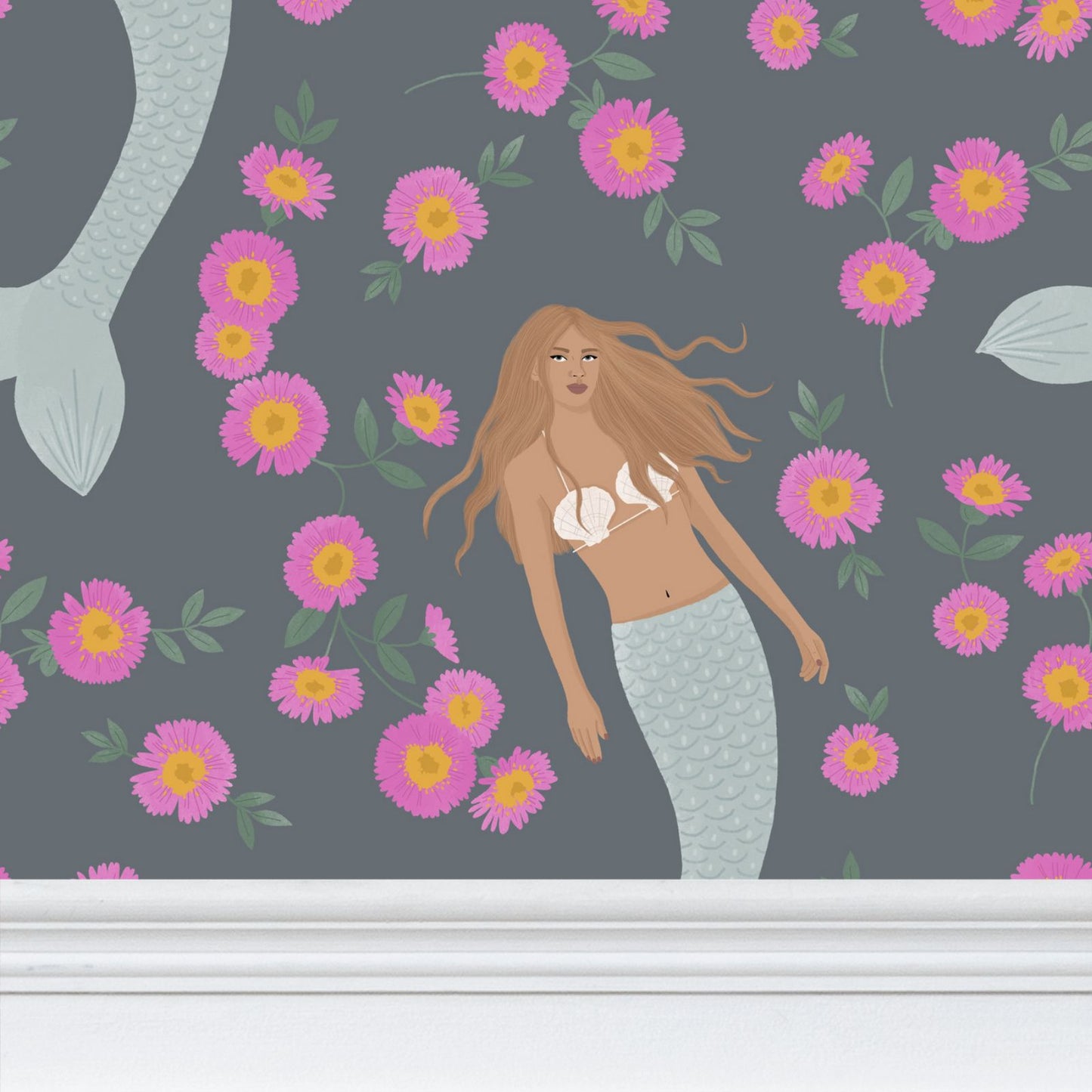 Senara - Storm - Statement Mermaid Wallpaper