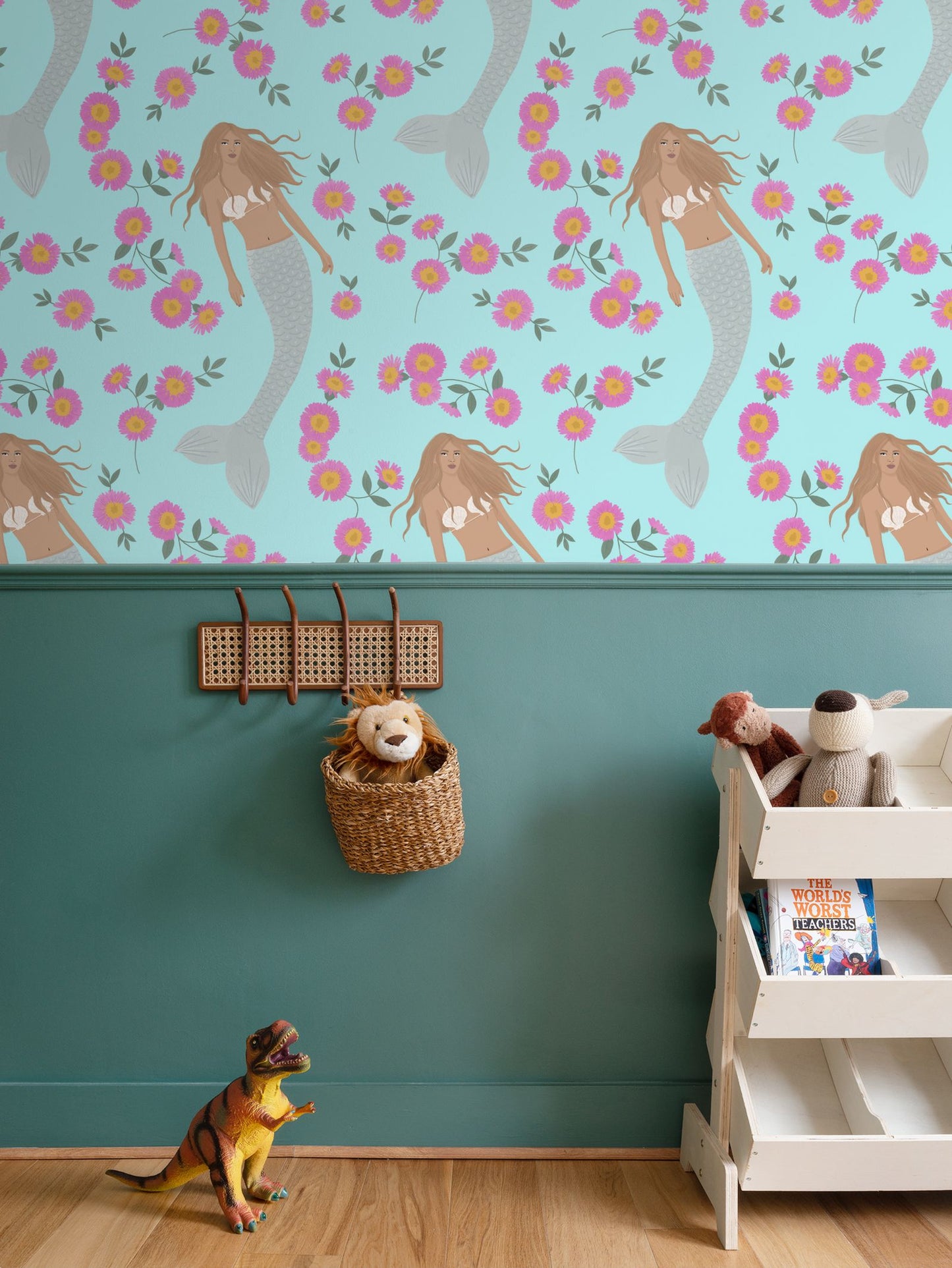 Senara - Moonstone - Statement Mermaid Wallpaper