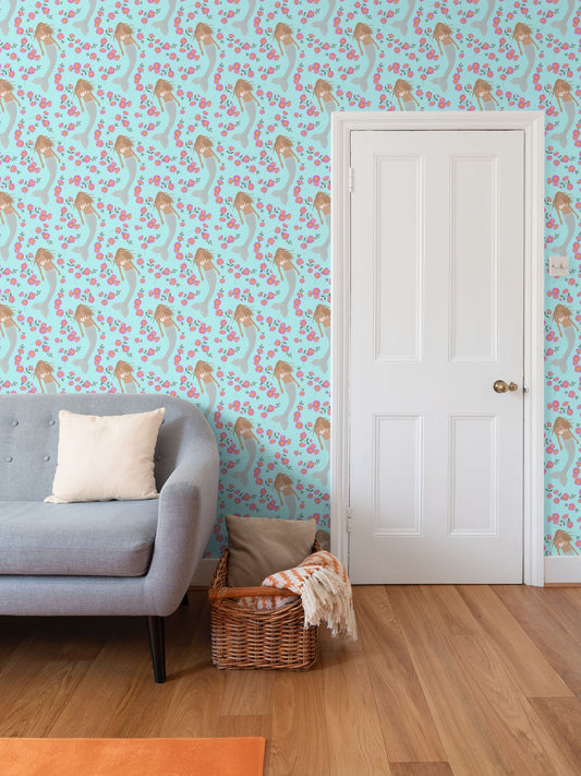 Senara - Moonstone - Signature Mermaid Wallpaper