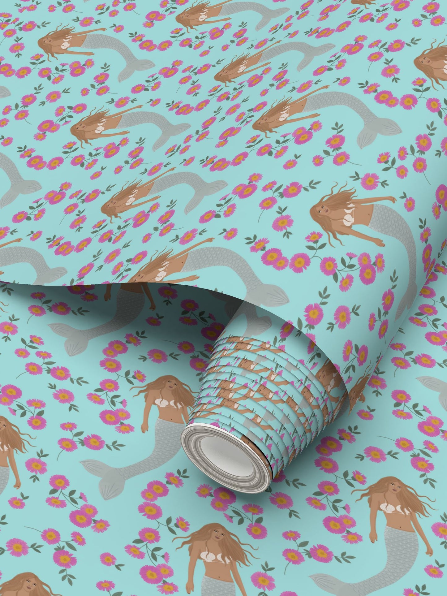 Senara - Moonstone - Signature Mermaid Wallpaper