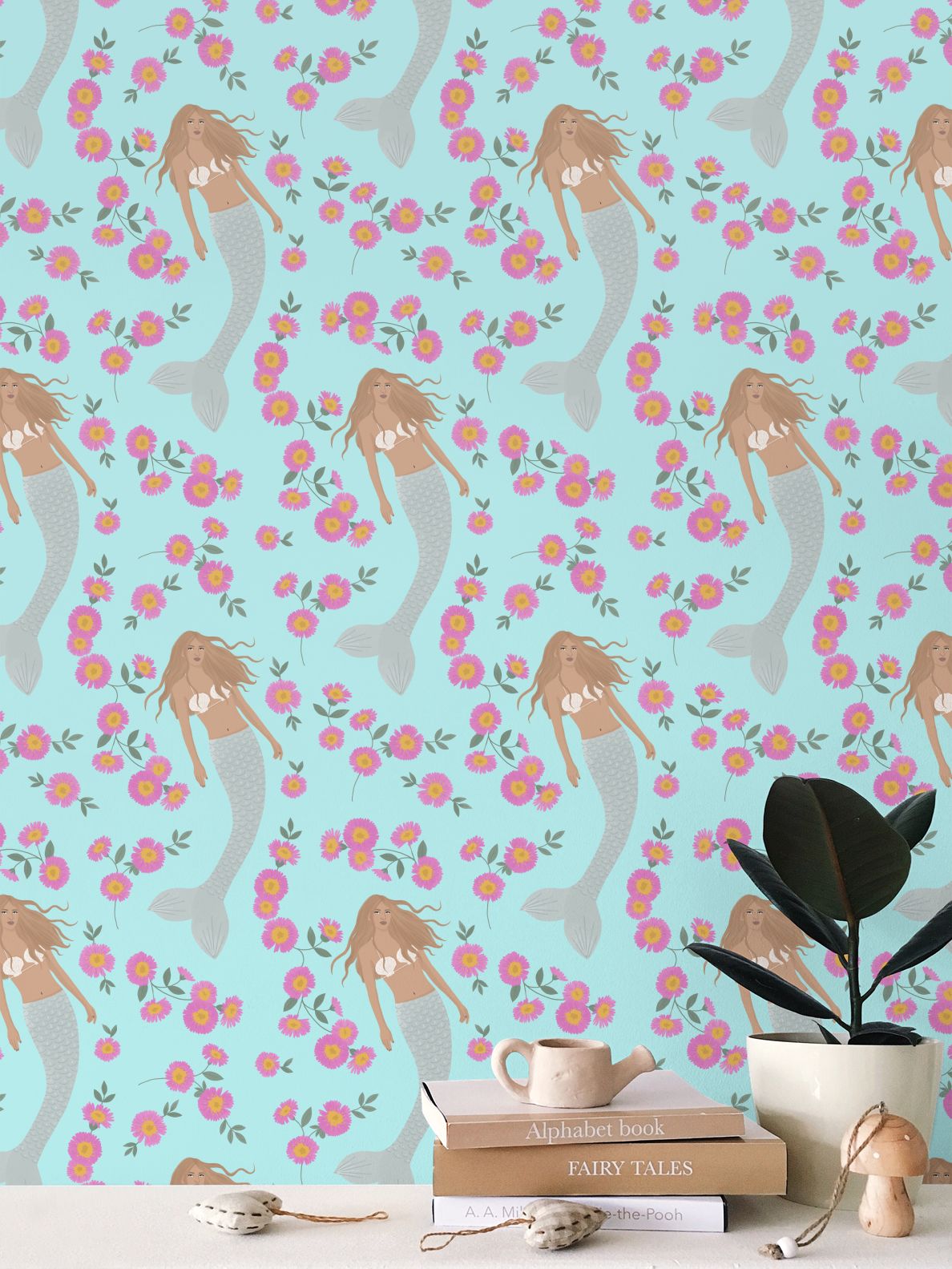 Senara - Moonstone - Signature Mermaid Wallpaper