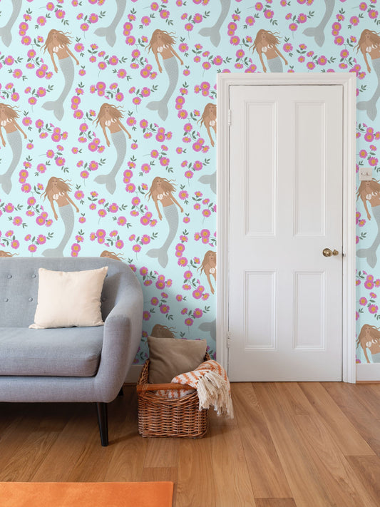 Senara - Sea Cloud - Statement Mermaid Wallpaper