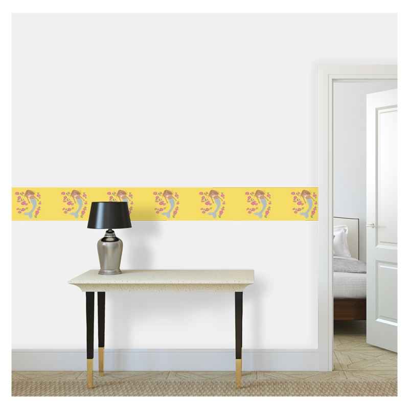 Senara - Wallpaper Border - Sunkiss — Lowdy self-adhesive wallpaper border