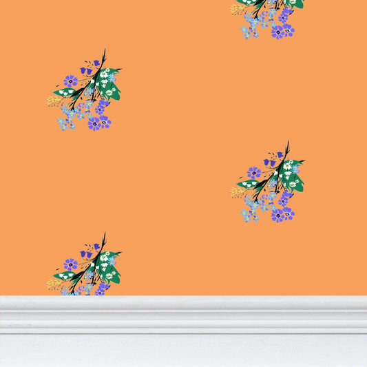 Posy Riot - Eva May - Signature Wallpaper - Ember