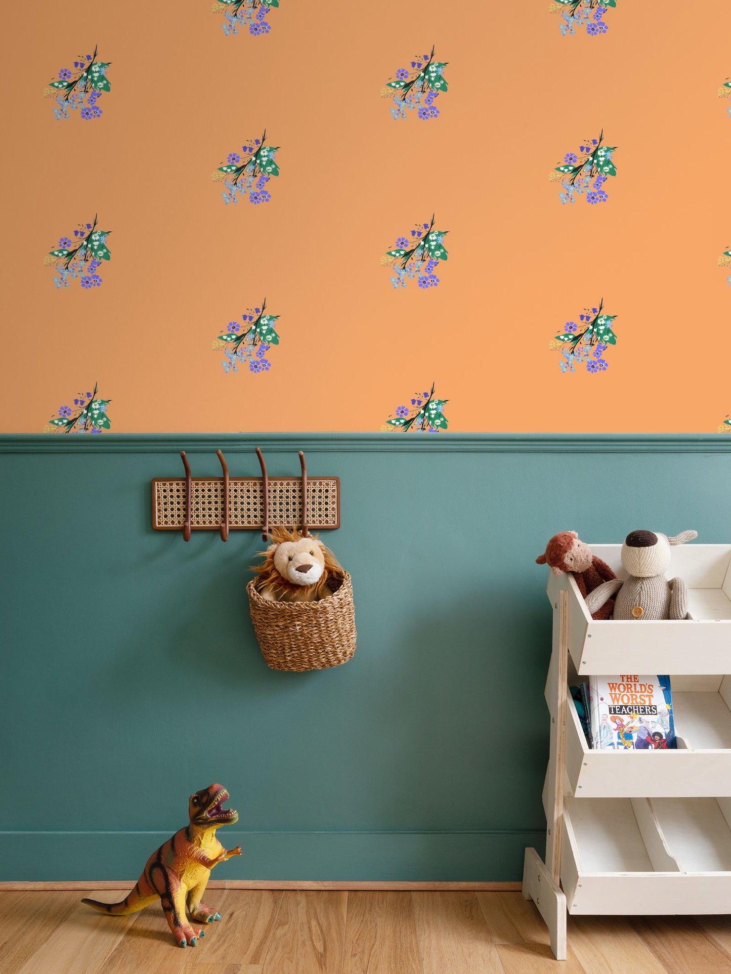 Posy Riot - Eva May - Signature Wallpaper - Ember