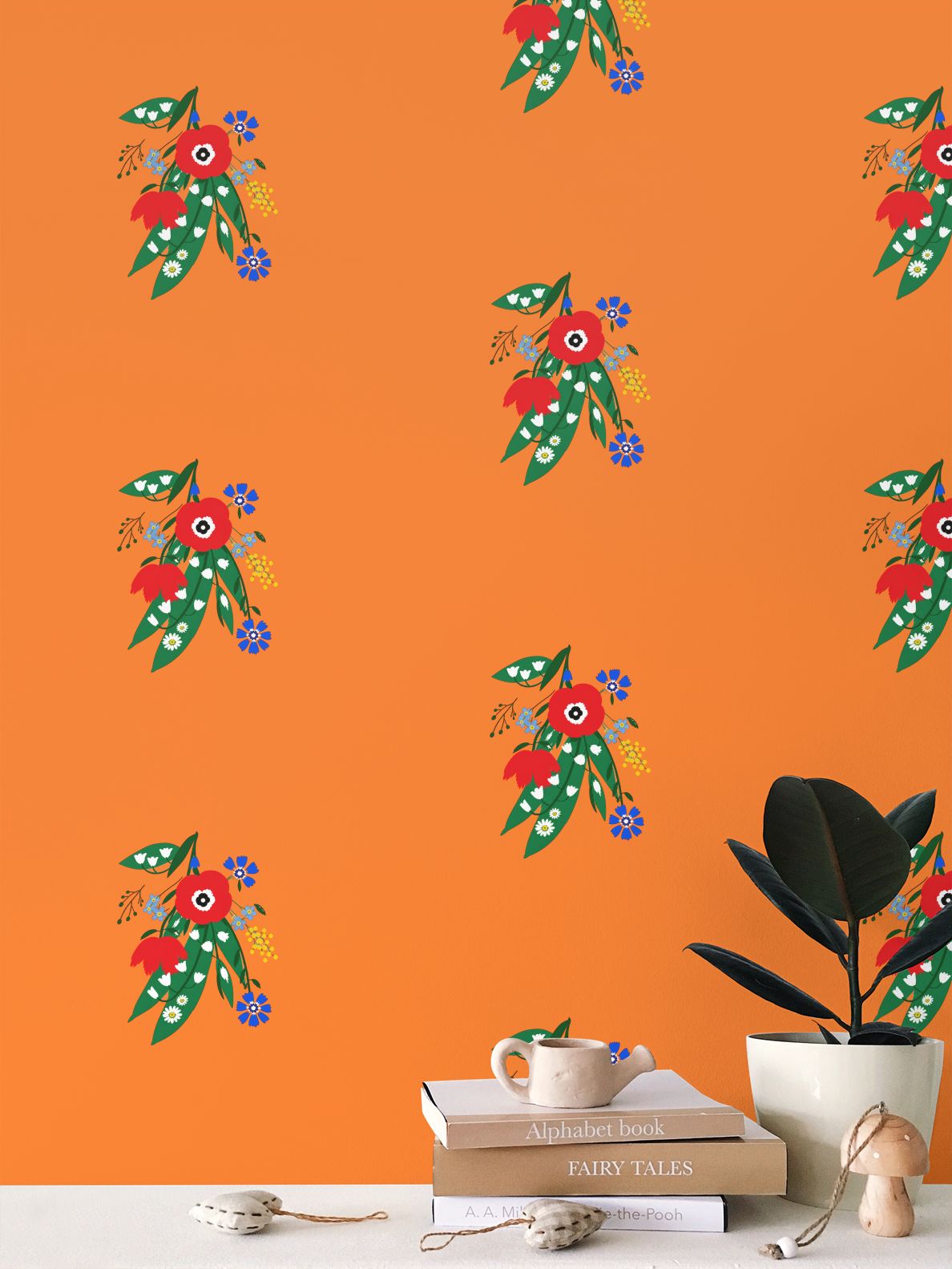 Posy Riot - Poppy Ardevora - Signature Wallpaper - Sunset