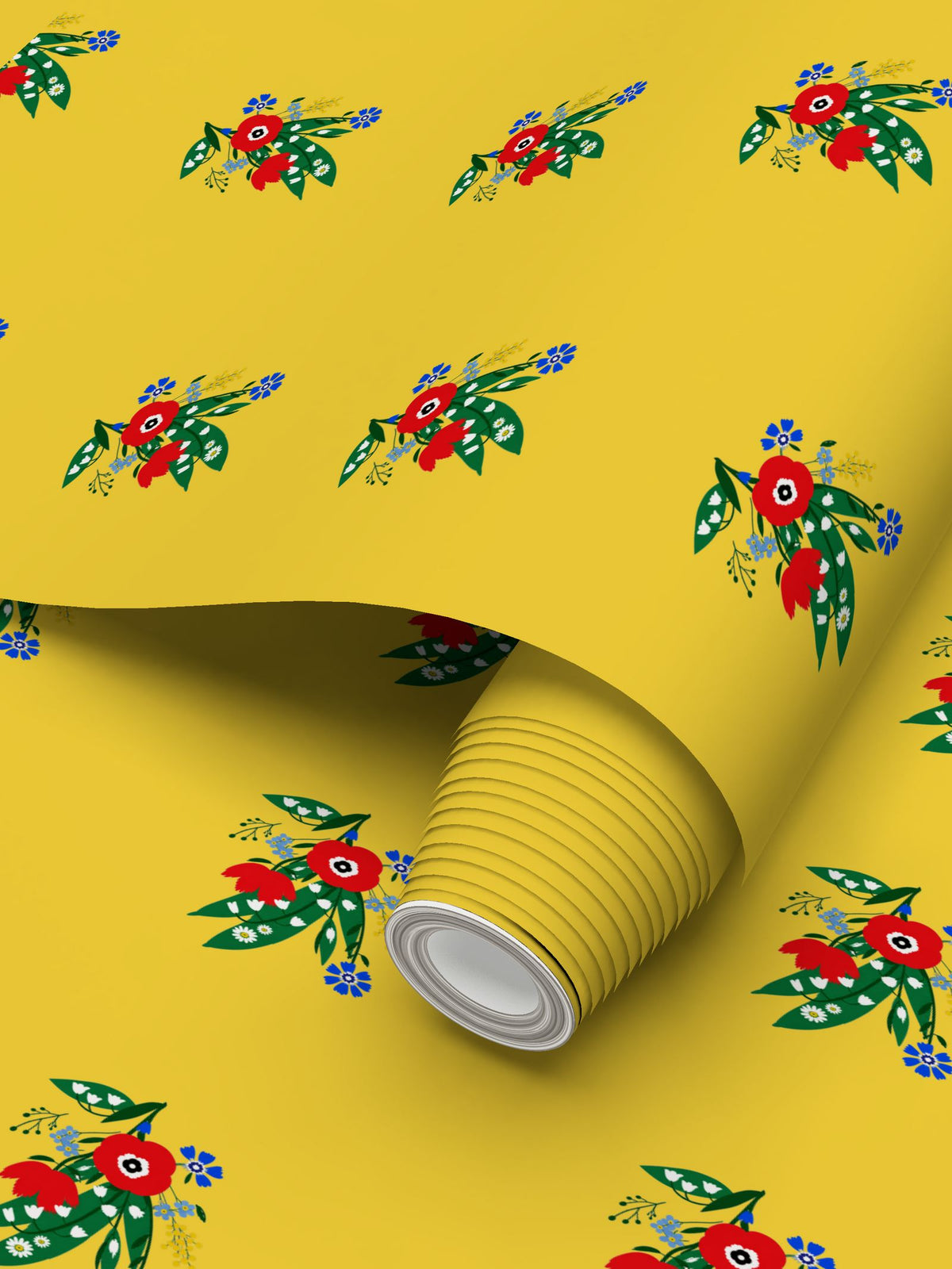 Posy Riot - Poppy Ardevora- Signature Wallpaper - Sunshine