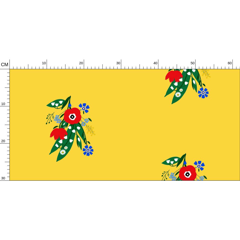 Posy Riot - Poppy Ardevora- Signature Wallpaper - Sunshine