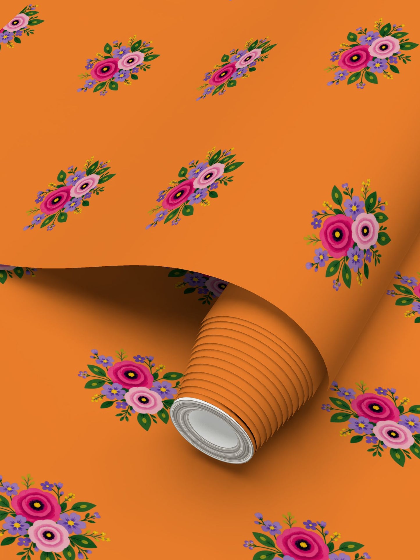 Posy Riot - Rose Eleanor - Signature Wallpaper - Marmalade
