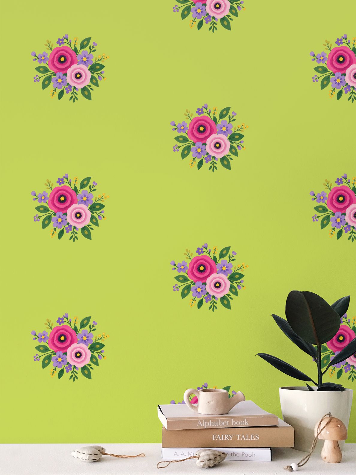 Posy Riot - Rose Eleanor - Signature Wallpaper - Apple
