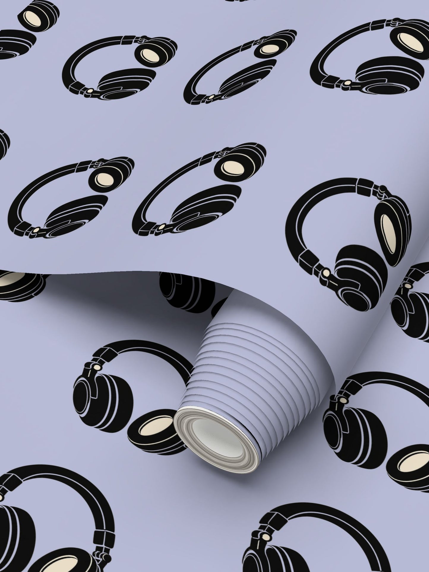 Rebel Riot - Headphones - Signature - Wallpaper- Baby Blue