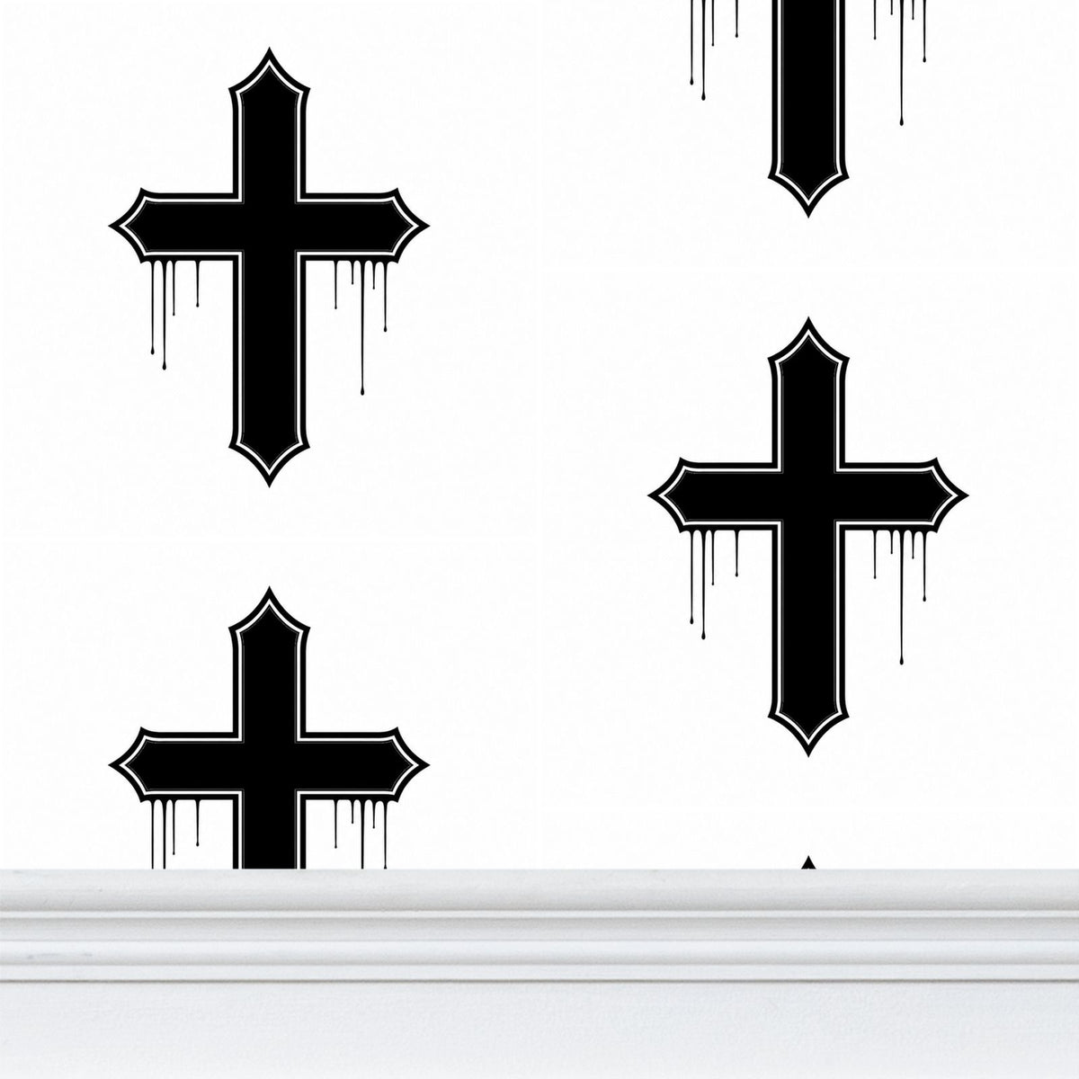 Rebel Riot - Gothica Cross - Signature Wallpaper - Ghost