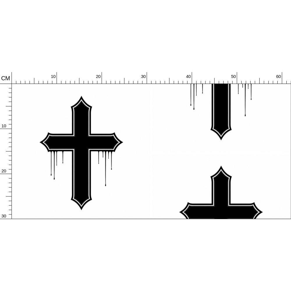 Rebel Riot - Gothica Cross - Signature Wallpaper - Ghost
