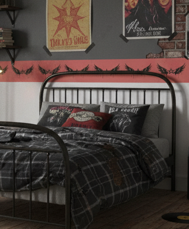 Rebel Riot - Star Wings - Wallpaper Border - Apricot